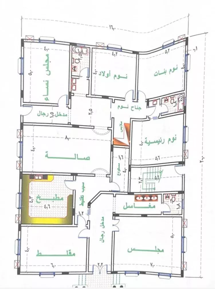 عمارة للبيع في شارع شارع الغزالي, حي الأمير مشعل أ, مدينة شرورة, منطقة نجران صورة 2