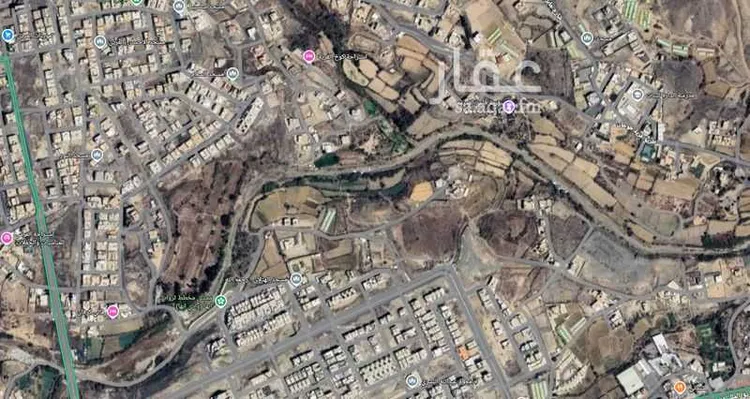 أرض للإيجار في شارع طريق الملك فهد, حي العرين, مدينة أبها, منطقة عسير