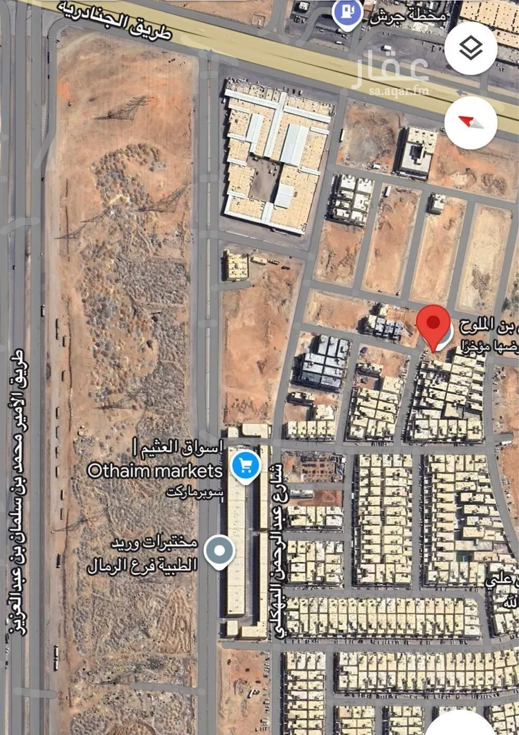 أرض للبيع في شارع قيس بن الملوح, حي الرمال, مدينة الرياض, منطقة الرياض صورة 2