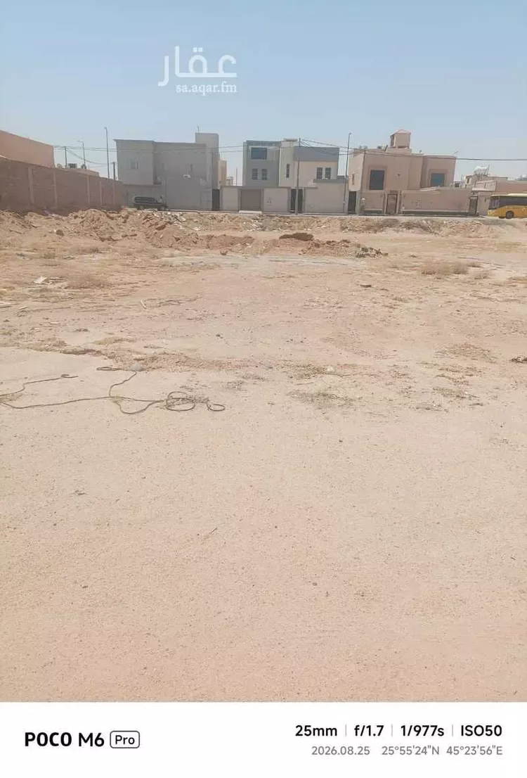 أرض للبيع في شارع دومي ابن قيس من ابني ذهل الخزرج, حي الأمير سلطان بن عبدالعزيز, مدينة المجمعة, منطقة الرياض صورة 2