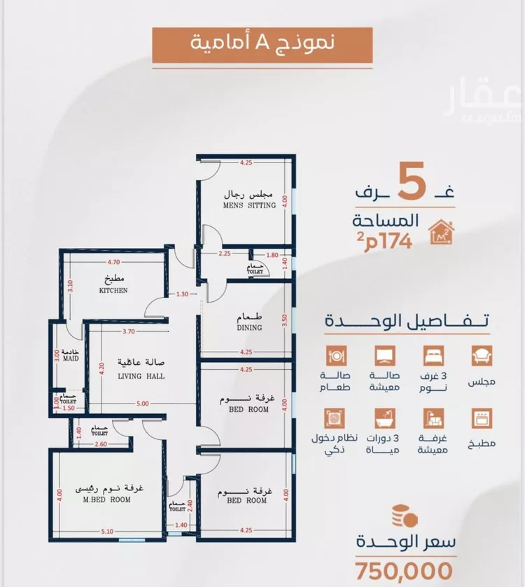 شقة للبيع في شارع محمد سعيد ناصيف فرعي, حي النزهة, مدينة جدة, منطقة مكة المكرمة