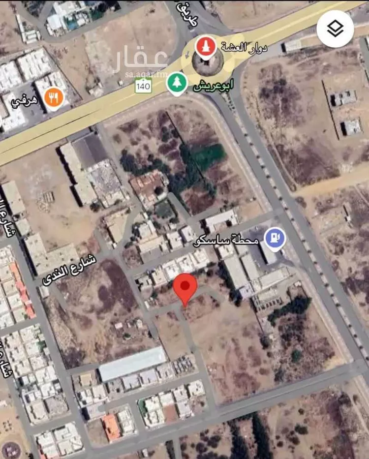 أرض للإيجار في شارع الندوة ، ابو عريش ، ابو عريش