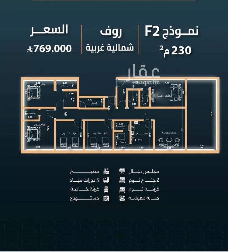 شقة للبيع في شارع نشطون, حي النزهة, مدينة جدة, منطقة مكة المكرمة