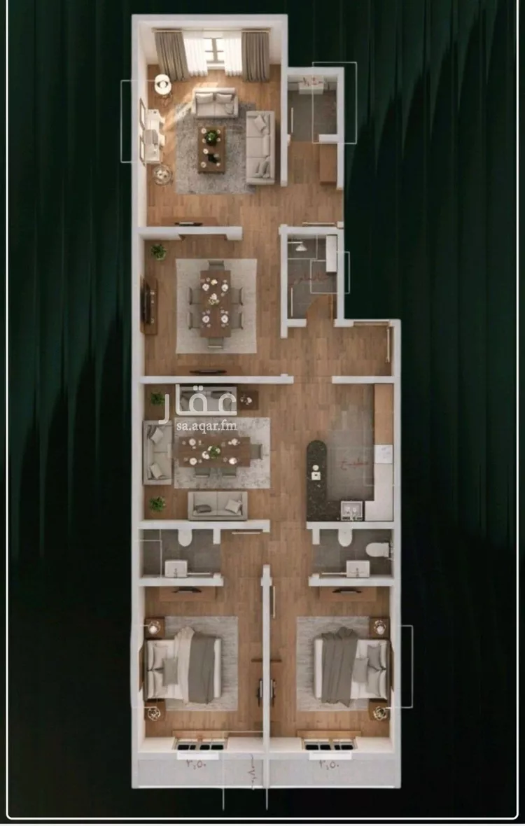 شقة للبيع في شارع إبراهيم الأحدب, حي النزهة, مدينة جدة, منطقة مكة المكرمة صورة 3