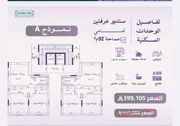 شقة للبيع في شارع عبدالروؤف البحراني, حي النعيم, مدينة جدة, منطقة مكة المكرمة صورة 2