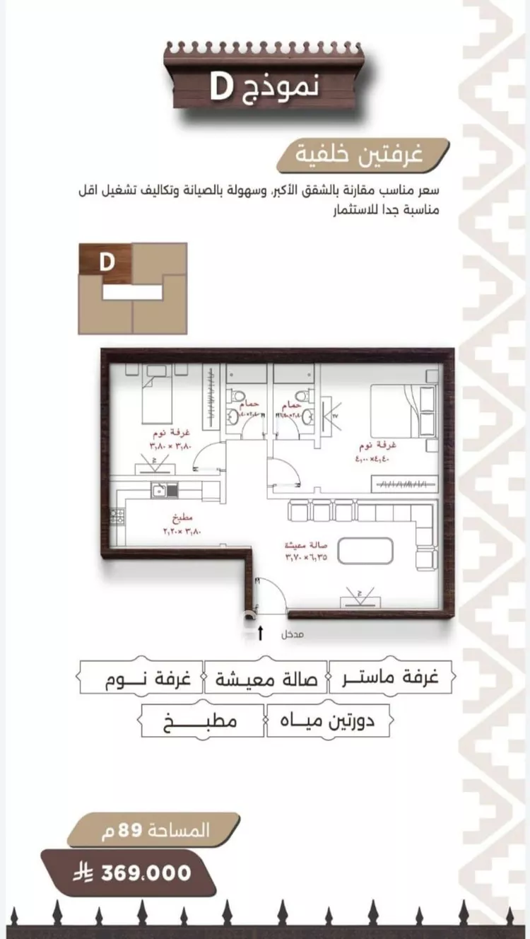 شقة للبيع في شارع اسيد بن الاخنس, حي النعيم, مدينة جدة, منطقة مكة المكرمة صورة 2