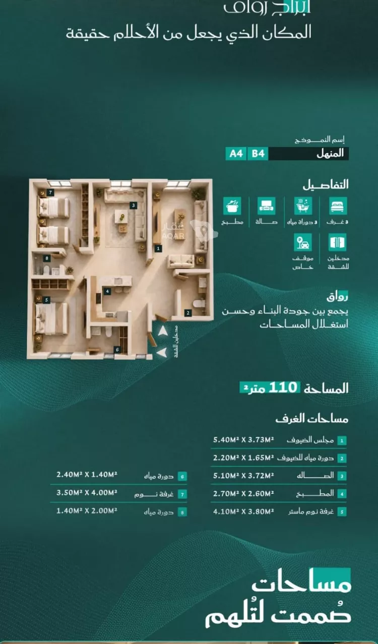 شقة للبيع في شارع احمد بن عيسى الرومي, حي الفيحاء, مدينة جدة, منطقة مكة المكرمة 12