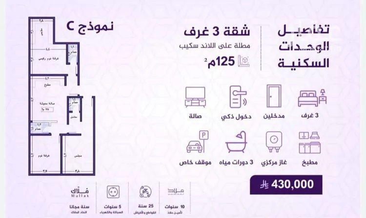 شقة للبيع في شارع احمد بن عيسى الرومي, حي الفيحاء, مدينة جدة, منطقة مكة المكرمة صورة 4