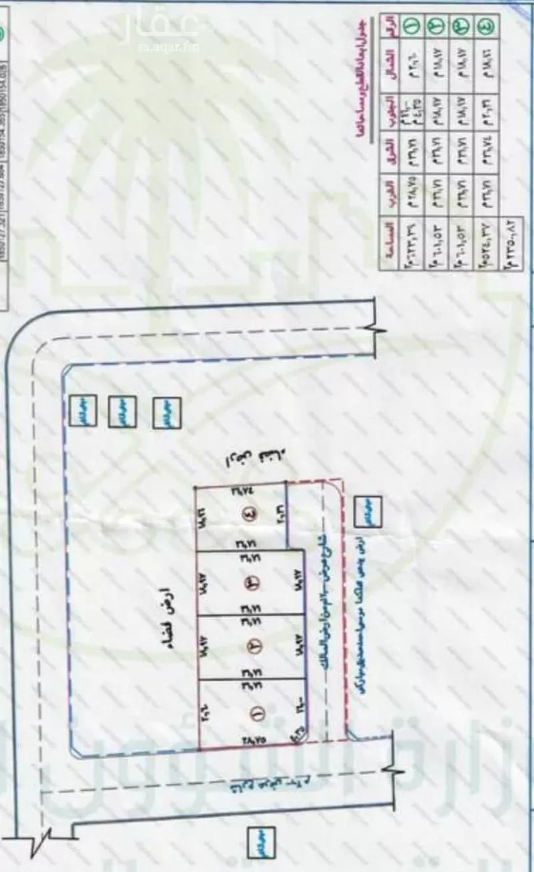 أرض للبيع في شارع معاذ العامري ، احد المسارحة ، احد المسارحة
