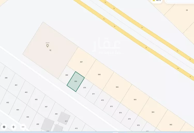 أرض للبيع في شارع حي ج4 11, حي الروضة, مدينة النعيرية, المنطقة الشرقية صورة 2