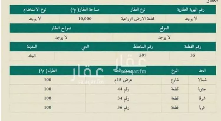 أرض للبيع في حي الكلاء ومزارعها, مدينة الكلاء ومزارعها, منطقة الرياض