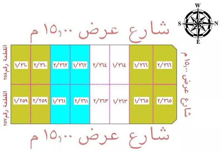 أرض للبيع في شارع القيروان, حي السد, مدينة حريملاء, منطقة الرياض صورة 2