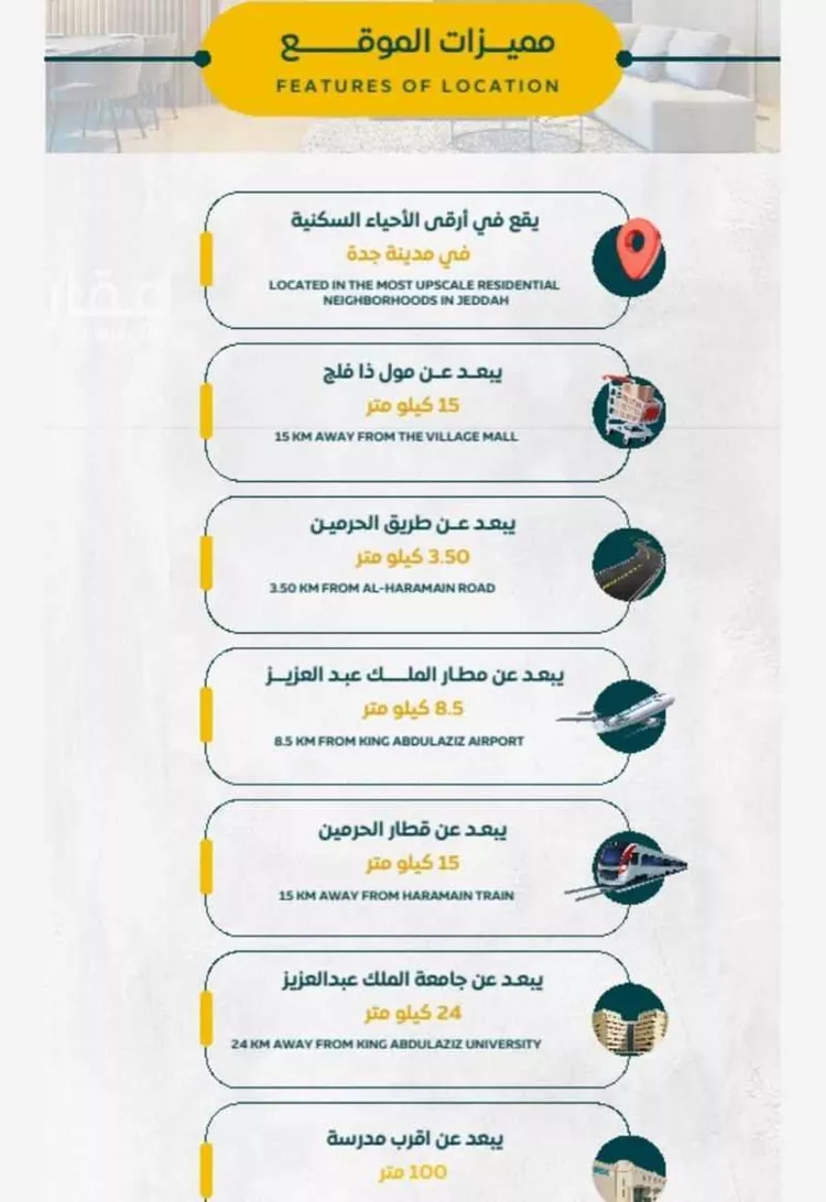 شقة للبيع في شارع عمر بن الحاجب, حي الريان, مدينة جدة, منطقة مكة المكرمة صورة 4