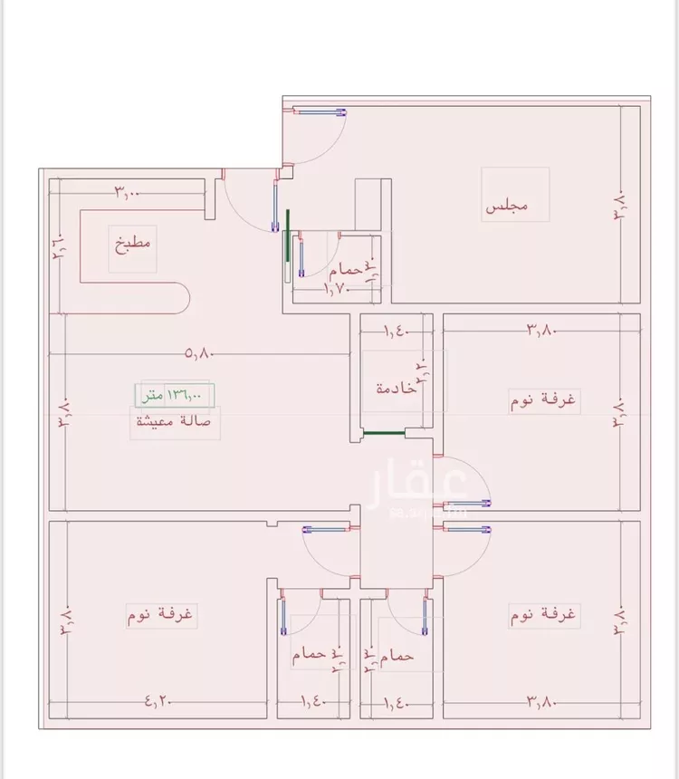 شقة للبيع في حي الواحة, مدينة جدة, منطقة مكة المكرمة صورة 5