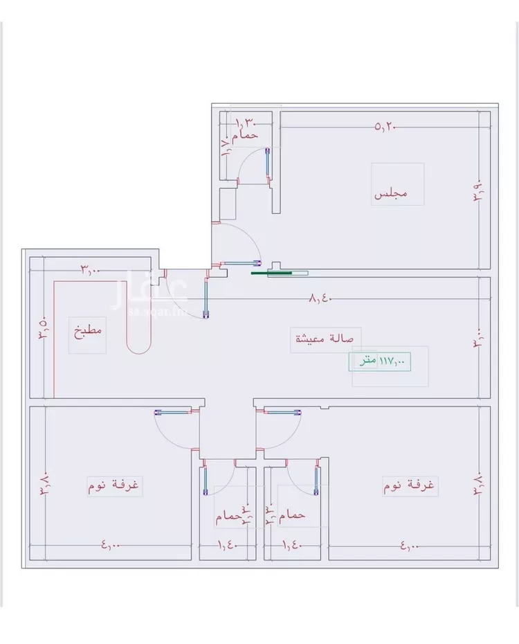 شقة للبيع في شارع السامر, حي الواحة, مدينة جدة, منطقة مكة المكرمة صورة 2