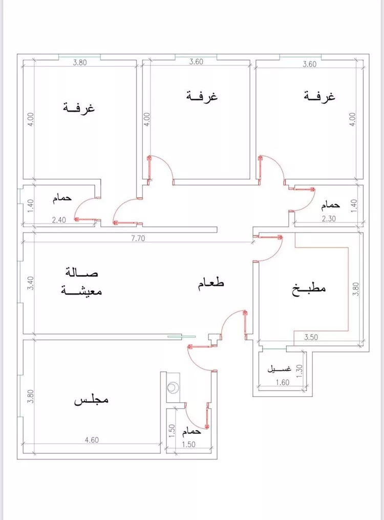 شقة للبيع في شارع طريق الملك فهد فرعي, حي النزهة, مدينة جدة, منطقة مكة المكرمة