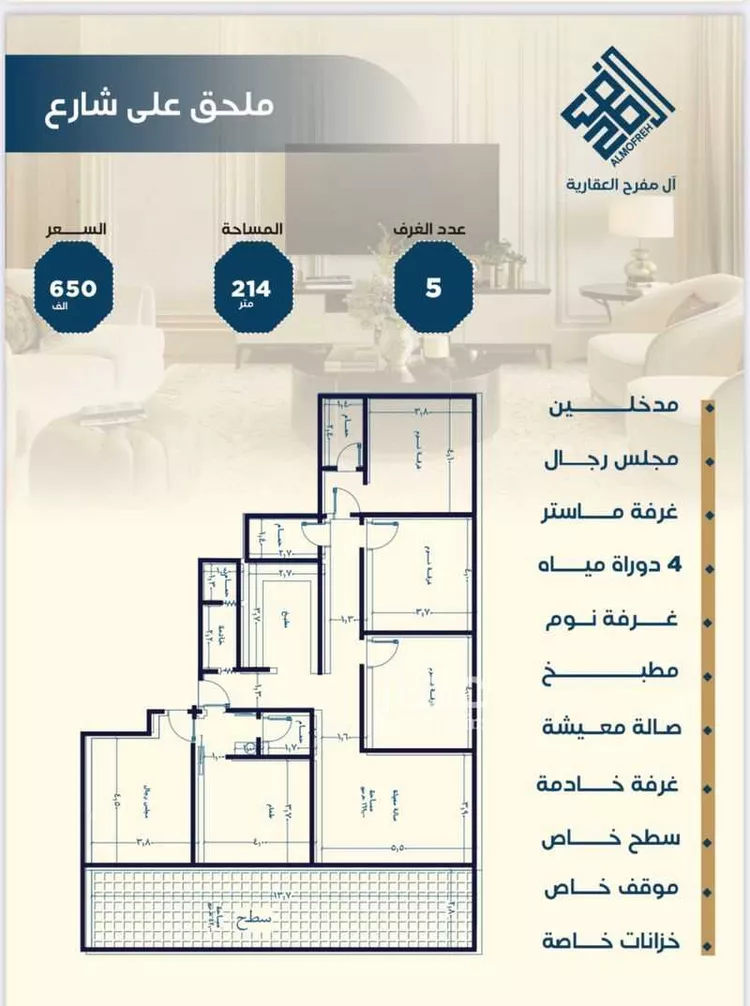 شقة للبيع في شارع ابن الشرف, حي الجامعة, مدينة جدة, منطقة مكة المكرمة