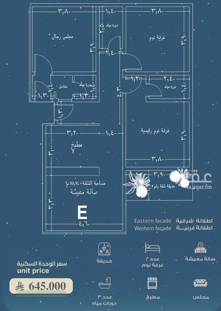 شقة للبيع في شارع وادي النيل, حي الحمراء, مدينة جدة, منطقة مكة المكرمة صورة 4