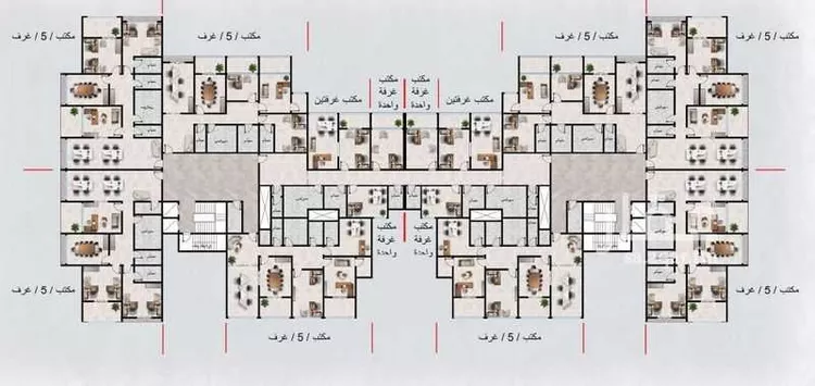 عمارة للإيجار في شارع الامير محمد بن عبدالعزيز الفرعي, حي العزيزية, مدينة جدة, منطقة مكة المكرمة صورة 5