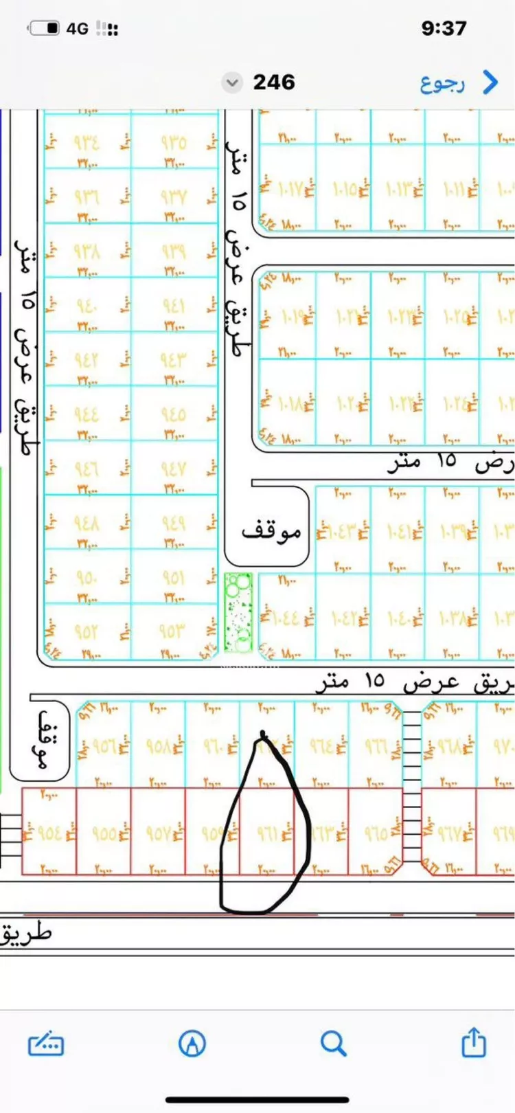 أرض للبيع في شارع شارع الامير ناصر بن عبد العزيز, حي الرحاب 2, مدينة جازان, منطقة جازان صورة 2