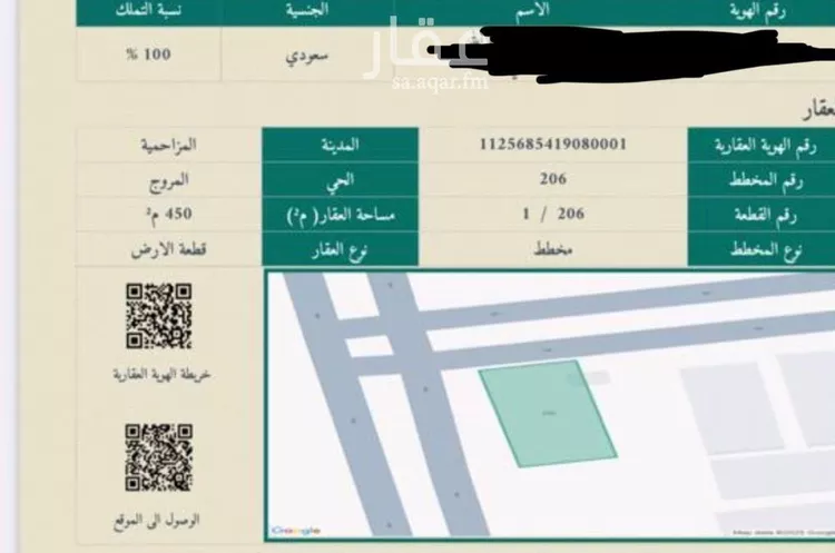 أرض للبيع في شارع حباب ابوعقيل, حي المروج, مدينة المزاحمية, منطقة الرياض صورة 2