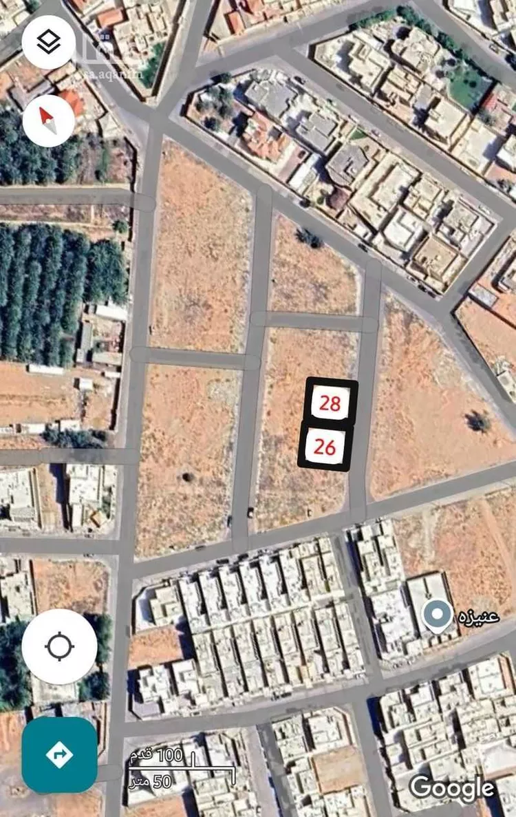 أرض للبيع في شارع سليمان ناصر الشبيلي, حي الريان, مدينة عنيزه, منطقة القصيم
