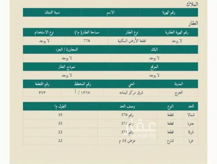 أرض للبيع في الخرج ، الخرج صورة 3