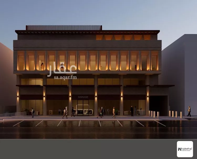 مكتب تجاري للإيجار في شارع الثمامة الفرعي, حي الصحافة, مدينة الرياض, منطقة الرياض