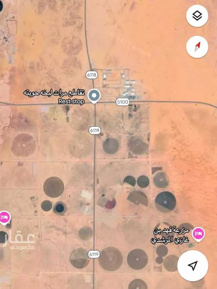 مزرعة للبيع في حي مزارع طريق حويته, مدينة شقراء, منطقة الرياض صورة 2