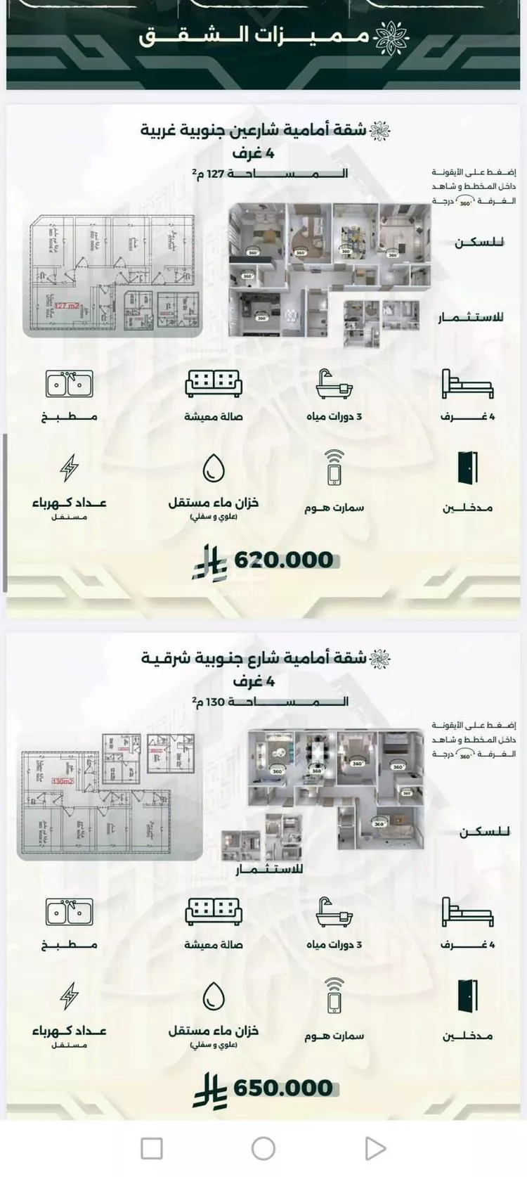 شقة للبيع في شارع احمد زكي, حي الروضة, مدينة جدة, منطقة مكة المكرمة