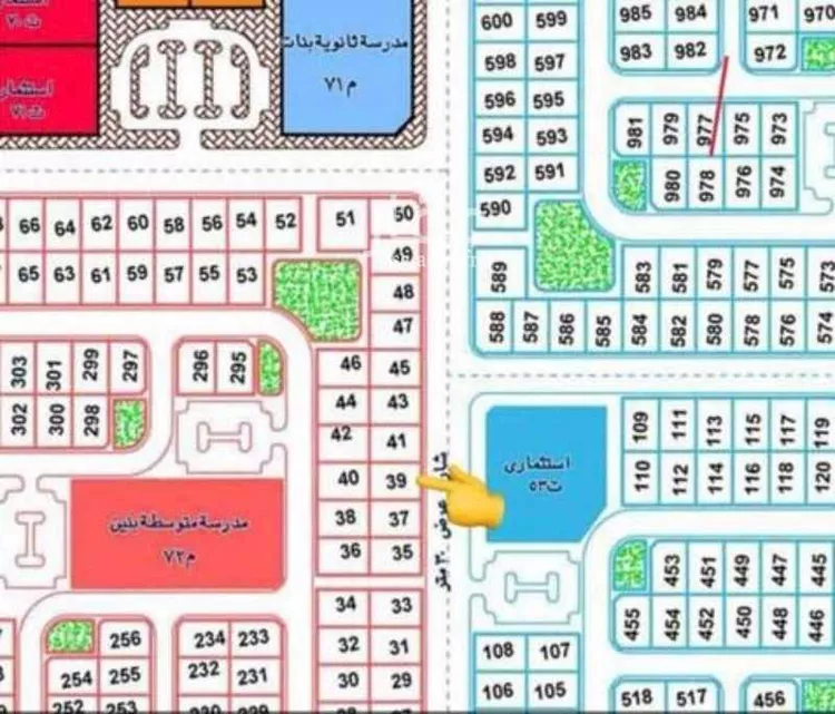 أرض للبيع في شارع بشر بن الوليد, حي غرناطة الشرقي, مدينة عرعر, منطقة الحدود الشماليه