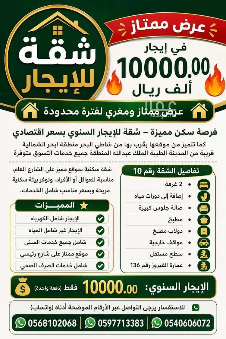 شقة للإيجار في شارع بكري بن زبير الحنفي, حي الزمرد, مدينة جدة, منطقة مكة المكرمة صورة 4