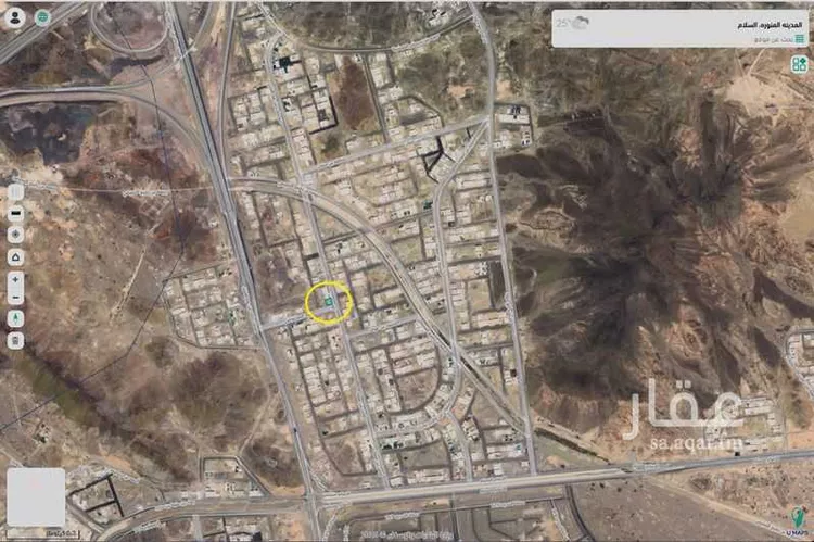 أرض للبيع في شارع اوس ابن معاذ, حي السلام, مدينة المدينة المنورة, منطقة المدينة المنورة صورة 4