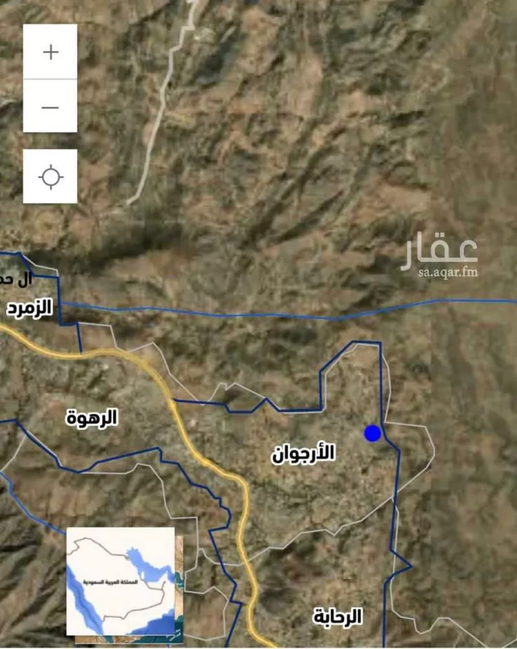 أرض للبيع في شارع الرعاية, حي الأرجوان, مدينة بلجرشي, منطقة الباحة