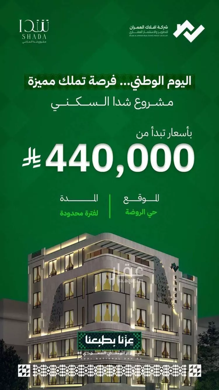 شقة للبيع في شارع ابن الكوفي, حي الروضة, مدينة جدة, منطقة مكة المكرمة