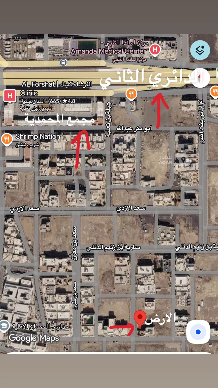 أرض للبيع في شارع ثابت ابن الحارث الانصاري, حي الروابي, مدينة المدينة المنورة, منطقة المدينة المنورة 3