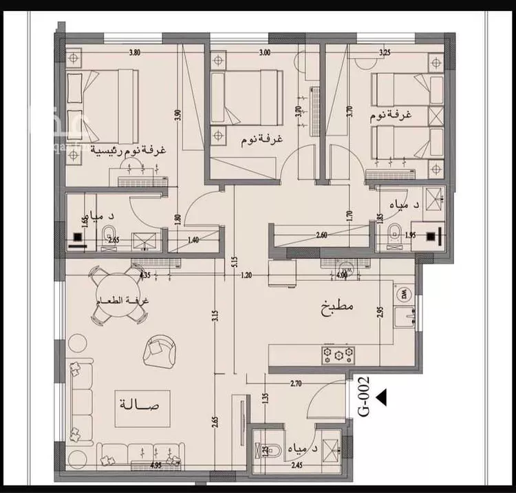 شقة للإيجار في شارع علقمة بن وائل ، حي النرجس ، الرياض ، منطقة الرياض