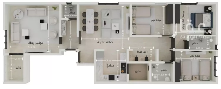 دور للبيع في شارع محمد البقال, حي المنار, مدينة الرياض, منطقة الرياض