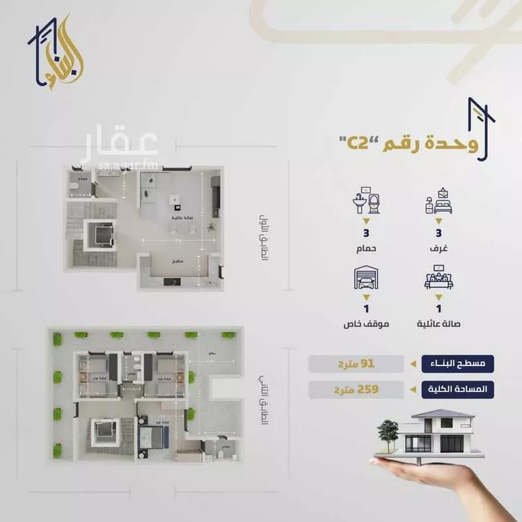 دور للبيع في شارع الحسين بن مهران, حي الريان, مدينة الرياض, منطقة الرياض 10