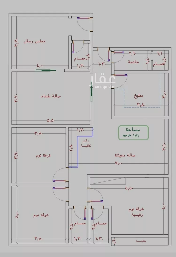 شقة للبيع في شارع التونس, حي النزهة, مدينة جدة, منطقة مكة المكرمة