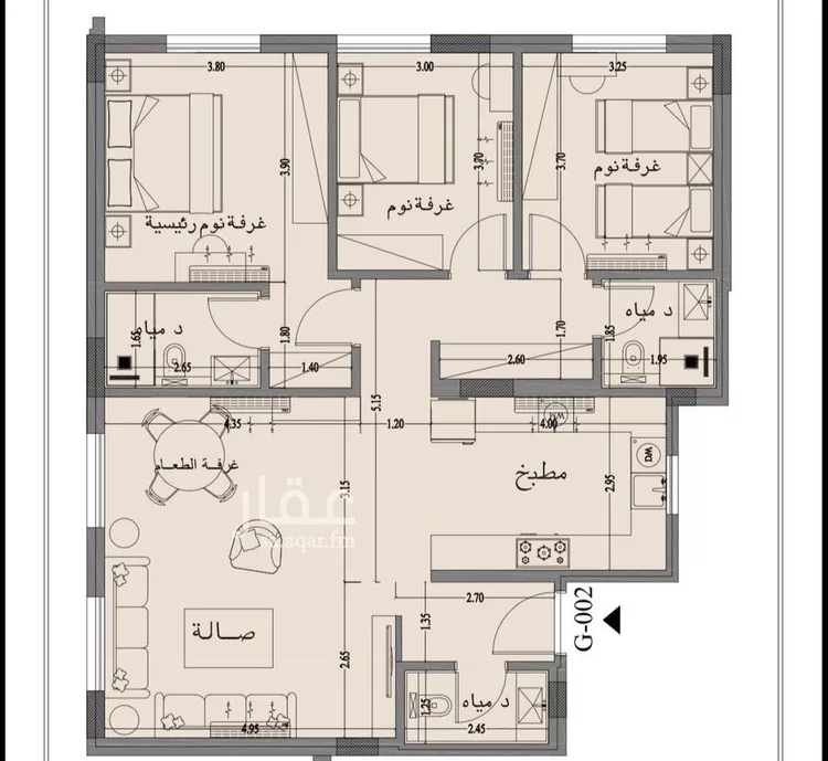 شقة للإيجار في شارع علقمة بن وائل, حي النرجس, مدينة الرياض, منطقة الرياض صورة 5