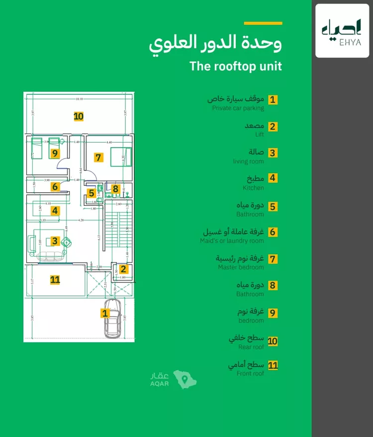 دور للبيع في شارع البوهة, حي الصفاء, مدينة الرياض, منطقة الرياض 11