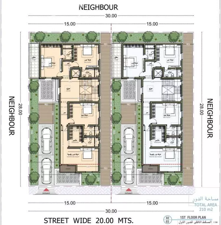 فيلا للبيع في حي الشاطئ الغربي, مدينة الدمام, المنطقة الشرقية صورة 5