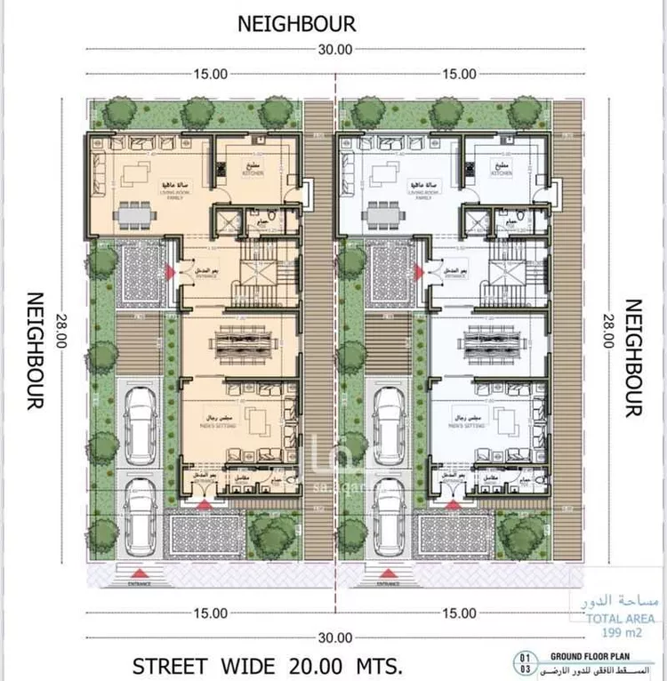 فيلا للبيع في حي الشاطئ الغربي, مدينة الدمام, المنطقة الشرقية صورة 3