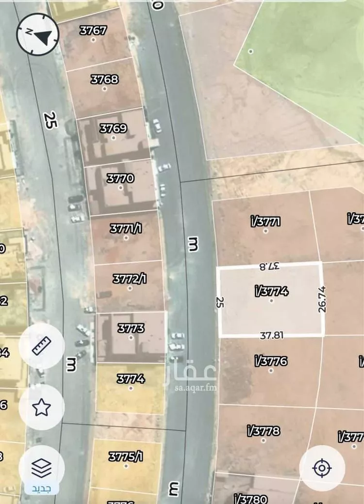 أرض للبيع في شارع حسن بن إبراهيم عرب, حي المهدية, مدينة الرياض, منطقة الرياض صورة 4