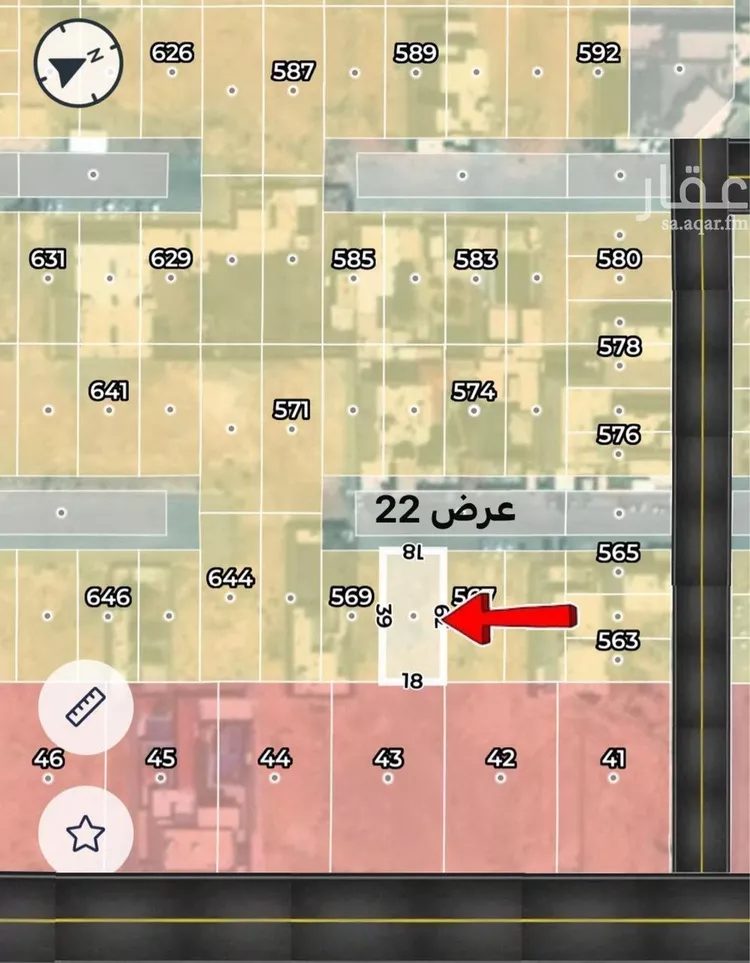 أرض للبيع في شارع ظهره العودة غرب 33, حي ظهره العودة غرب, مدينة امارة منطقة الرياض - الدرعيه, منطقة الرياض