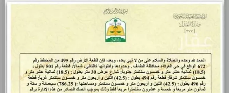 Land for Sale in Taif Jubrah صورة 4