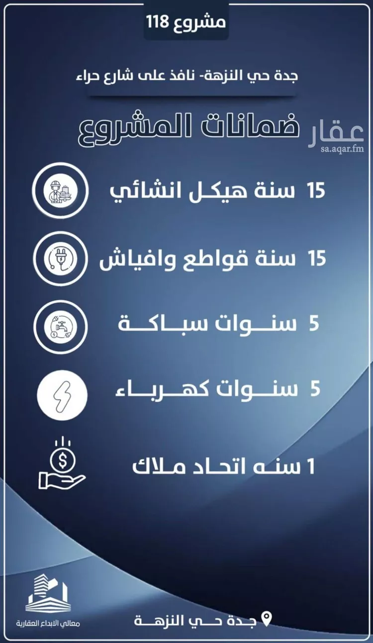شقة للبيع في شارع احمد الرقيمي, حي النزهة, مدينة جدة, منطقة مكة المكرمة صورة 2