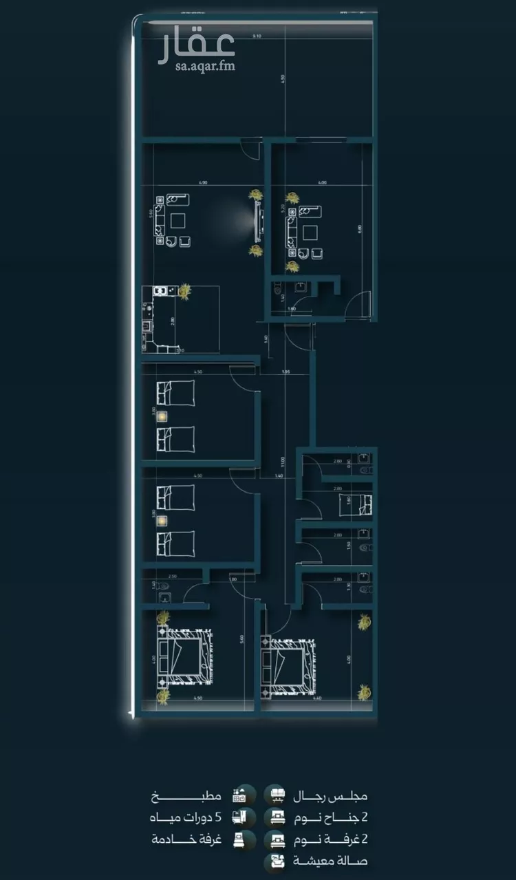 شقة للبيع في حي السلامة, مدينة جدة, منطقة مكة المكرمة صورة 3