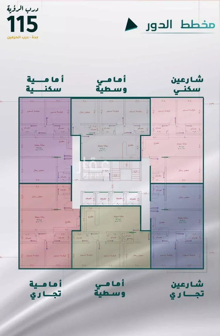 شقة للبيع في شارع ابو ذر الغفاري, حي الفيحاء, مدينة جدة, منطقة مكة المكرمة صورة 4